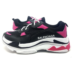 TÊNIS FEMININO BALENCIAGA TRIPLE Preto com Rosa - comprar online