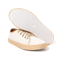 Tênis Casual Corda Juta Natural Lurex - Lawest Store