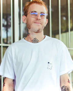 Imagem do Camiseta T-shirt Branca Mario Bros Bomba Bob-Omb (REPOSIÇÃO, NOVOS TAMANHOS NO ESTOQUE!)