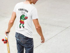 Camiseta T-shirt Fighting Club Sapo Old School Tattoo - loja online