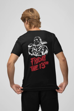 Imagem do CAMISETA T-SHIRT PRETA UNISSEX SEXTA-FEIRA 13 FRIDAY 13TH