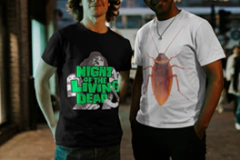 Camiseta T-shirt Night of the Living Dead na internet