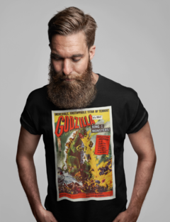 Imagem do CAMISETA T-SHIRT UNISSEX GODZILLA - VINTAGE JAPAN DROP - DO P AO G3