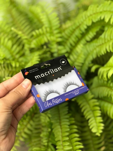 Cílios Postiços CL3-7 Macrilan com fios cruzados e crescentes