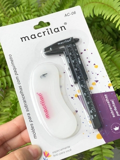 Molde para Sobrancelhas e Paquímetro Macrilan - Toda Prosa Store