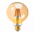 Lâmpada Led Filamento G125 4W Bivolt Luz Amarela 2400k - Gaya