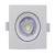 Spot Led Embutir Redondo Branco 5W Bivolt Luz Amarela - B Bauer