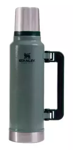 TERMO STANLEY CLÁSICO 1.4 LTS ASAS PLEGABLE VERDE - CDA TACTICAL 