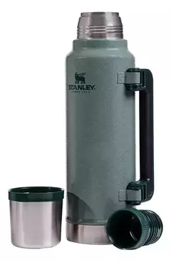 TERMO STANLEY CLÁSICO 1.4 LTS ASAS PLEGABLE VERDE