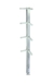 Cantoneira - 75cm com 8 Isoladores Maia Branco
