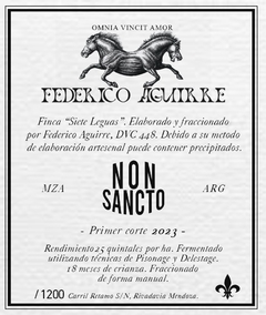Non Sancto - CRU FINCA “7 Leguas” - Caja x6 botellas - comprar online