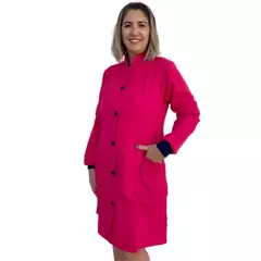 Jaleco Feminino Bruxelas - Jalecos-Bordados-Dolmãs-Uniformes- Rafaella Uniformes e Bordados