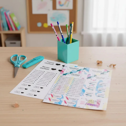Etiquetas Escolares - Formato 1 - Útiles, Tupper, Lunchera