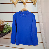 Blusa fem poliamida ML manga princesa lisa - A305 - comprar online