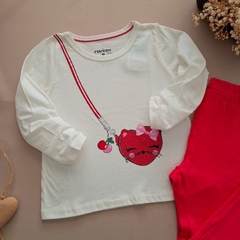 Blusa fem alg ML bolsinha coração - A198 - comprar online