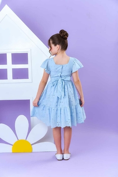 Vestido Laise Azul - comprar online