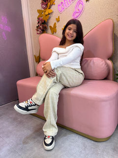 Blusa Ombro a Ombro Canelada - Essência de menina