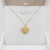 Gargantilha Coração Com Detalhes Veneziana Em Ouro 18k - comprar online