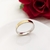 Aliança De Casamento Silver&Gold Poesia - 3,5 mm na internet