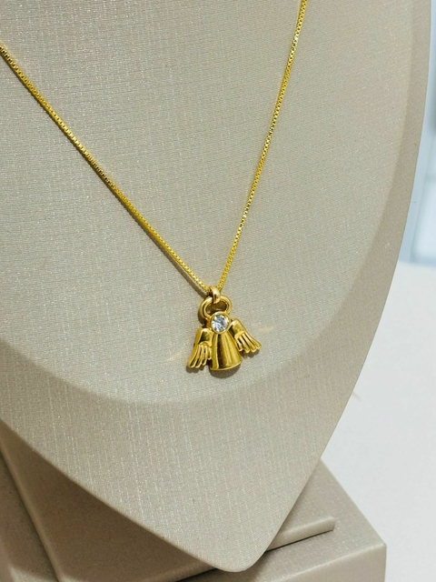 Colar Anjo com Ponto de Luz