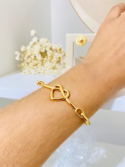 Bracelete Articulado Coração