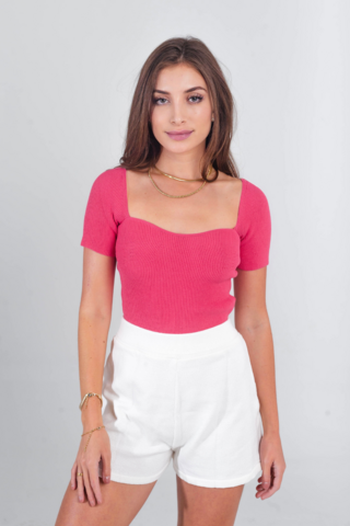 Blusa tricot princesa ROSA