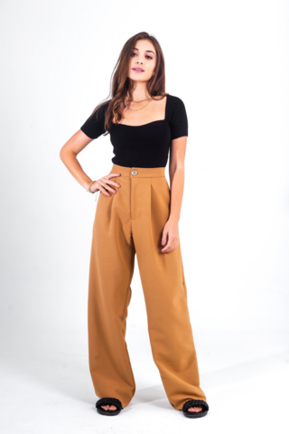 Blusa tricot princesa PRETO