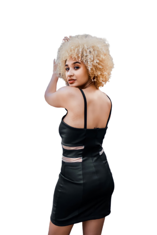 Vestido reto PRETO