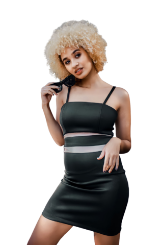 Vestido reto PRETO
