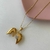 Cordão Colar Amor de Mãe de Menina Banhado com Ouro 18k - comprar online