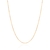Gargantilha Rommanel folheado a ouro fio grumet 42cm 532136