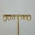 Trio de Argolas Cravejada com Zirconias Banhado com Ouro 18k