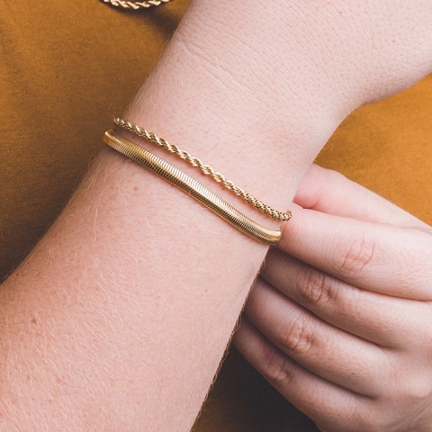 Pulseira Fio Baiano Banhada com Ouro 18k