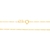 Cordão folheado a ouro fio batido 60 cm 530072 - comprar online