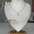 Conjunto Colar e Brinco Flor Cravejado com Zircônias Banhado com Ouro 18k - comprar online
