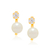 Brinco com Pérola Banhado com Ouro 18k 520582 - comprar online