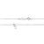 Gargantilha ponto de luz prata 925 45cm 830045 - comprar online