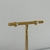 Brinco Ponto de Luz P banhado com ouro 18k