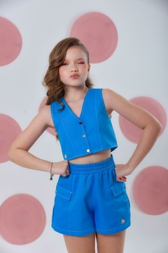 Conjunto Flair Azul - loja online
