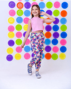 Conjunto Stitch Calça Rosa - comprar online