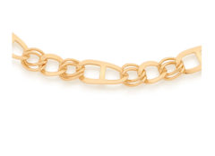 Choker Fio Elos 37 cm ajustável a 33 cm folheado a ouro 18k 532051 - comprar online