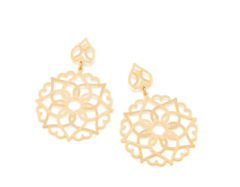 Brinco Maxi solar folheado a ouro 18k Cód. 526471 - comprar online