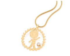 Pingente menino folheado a ouro 18K - tam.único 542283 - comprar online
