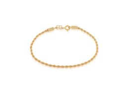 Pulseira fio baiano folheada a ouro18k 550534