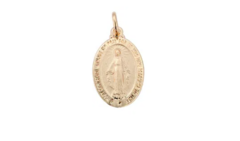 Pingente nossa senhora das graças folheado a ouro 18k Cód. 540501