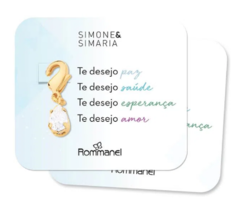 Berloque gota folheado a ouro 18k com zircônia - tam.único 542358