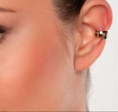 Brinco piercing de pressão estiloso folheado a ouro18k 526442 - comprar online