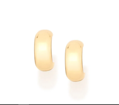 Brinco argolinha folheado a ouro 18k 525886 - comprar online