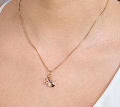 Pingente penca folheado a ouro 18k 542369 - comprar online