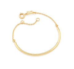 Bracelete infantil folheado a ouro 18k- tam.16 551694